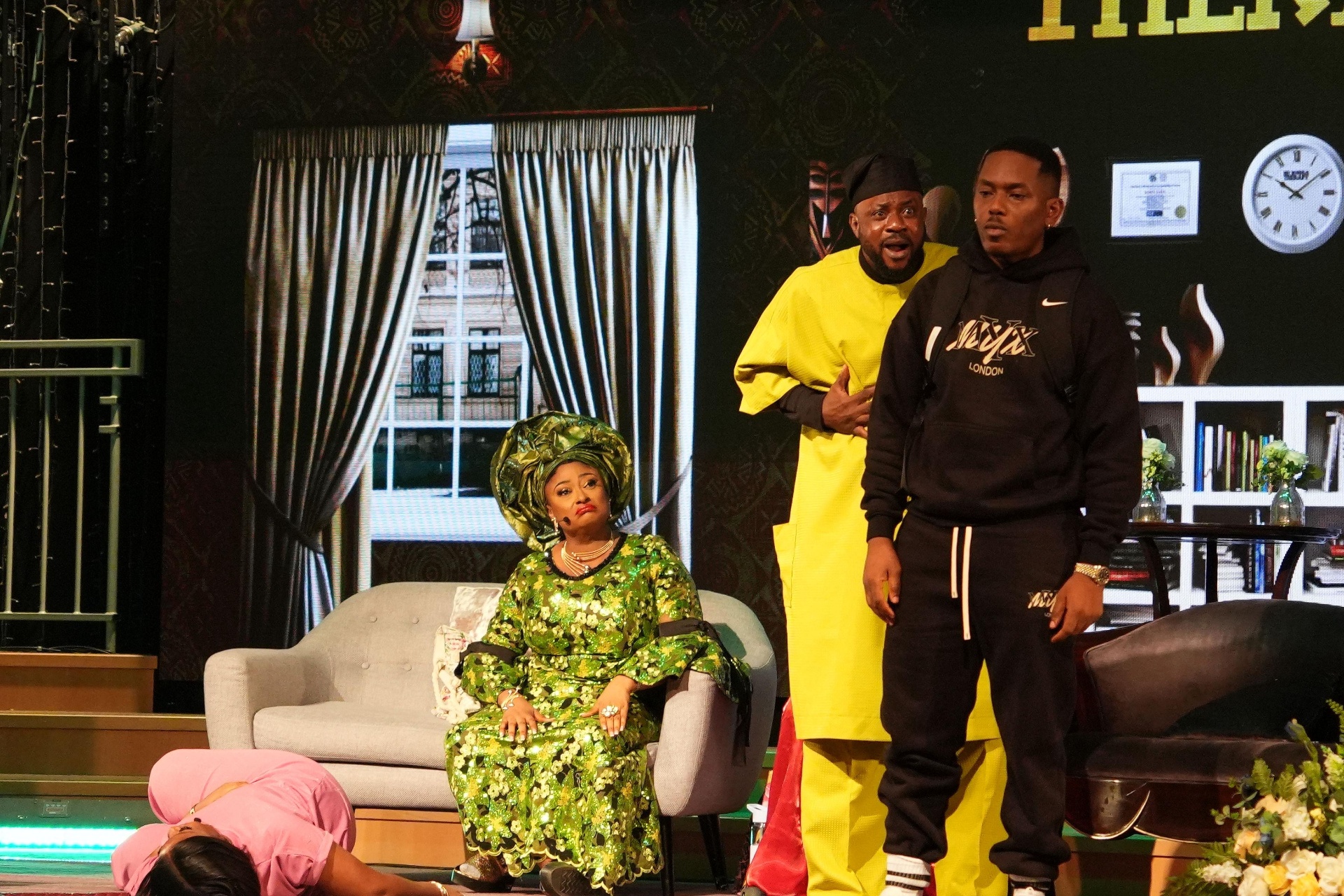 Dramatic scene from No Wahala Therapy