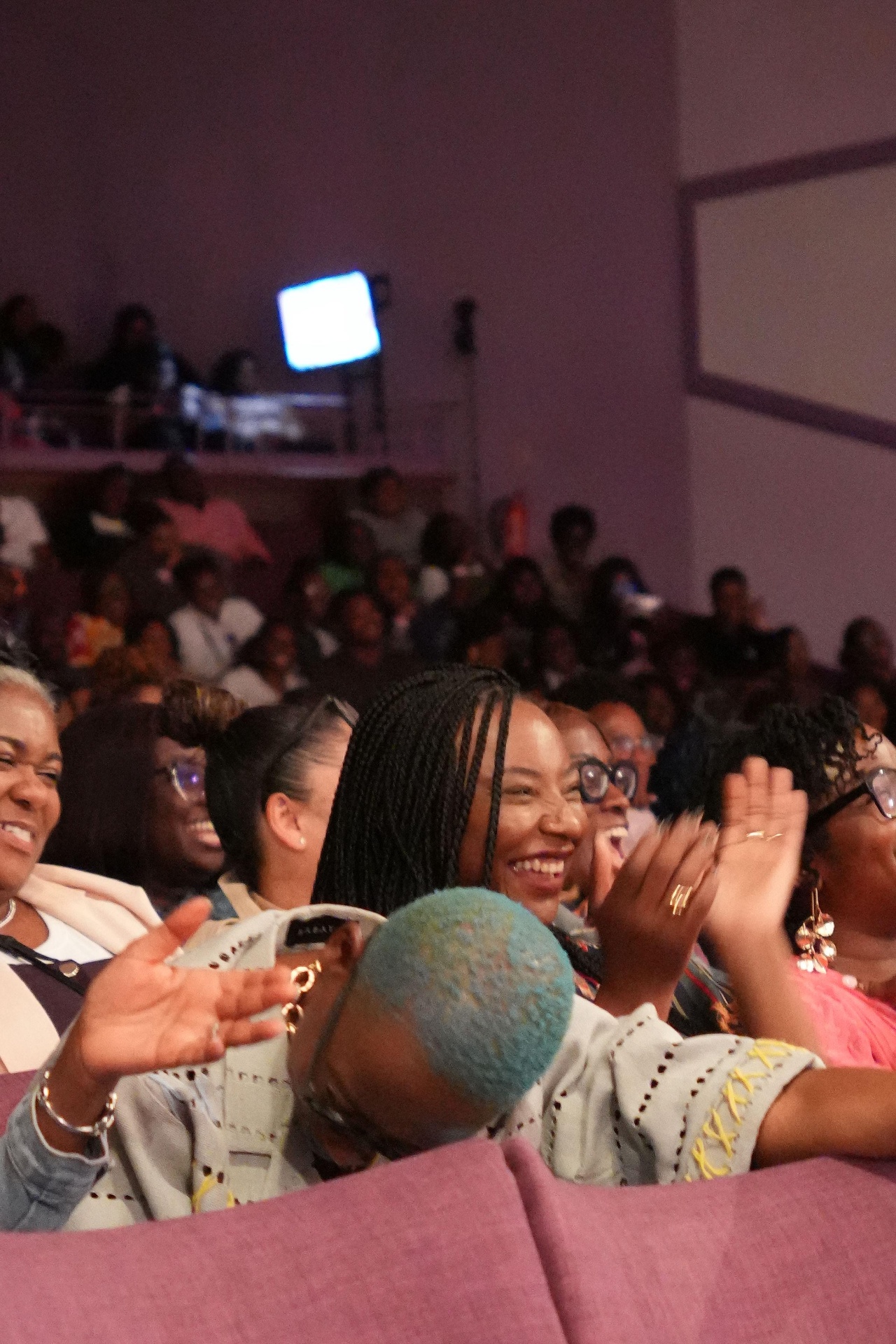 Audience enjoying No Wahala Therapy